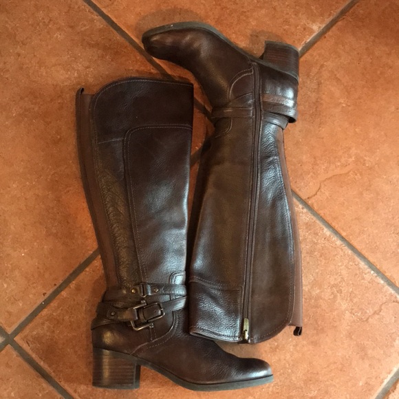 Marc Fisher brown leather winter boots size 8 - Picture 10 of 15